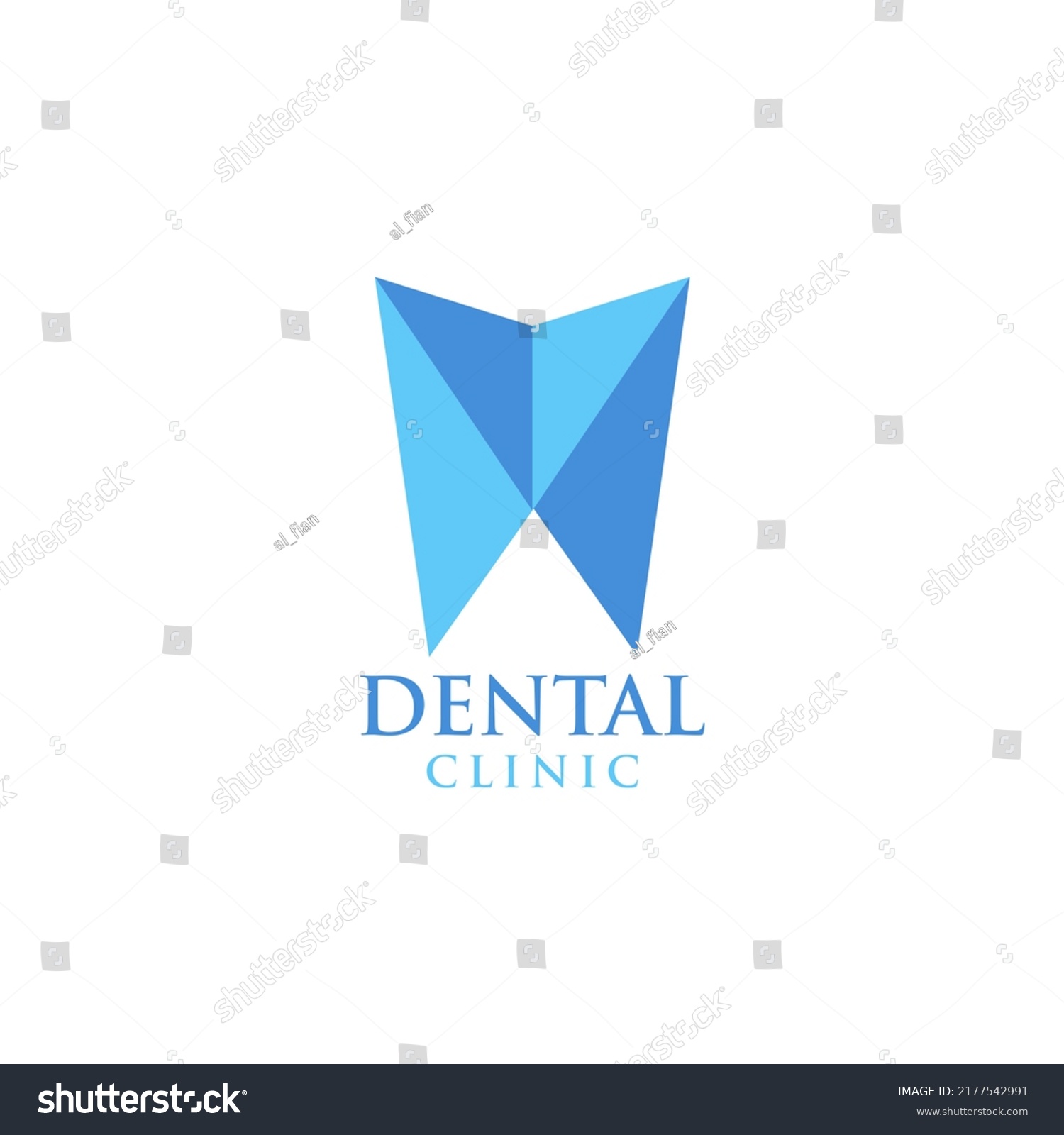 Elegant Teeth Logo Modern Unique Simple Stock Illustration 2177542991 ...