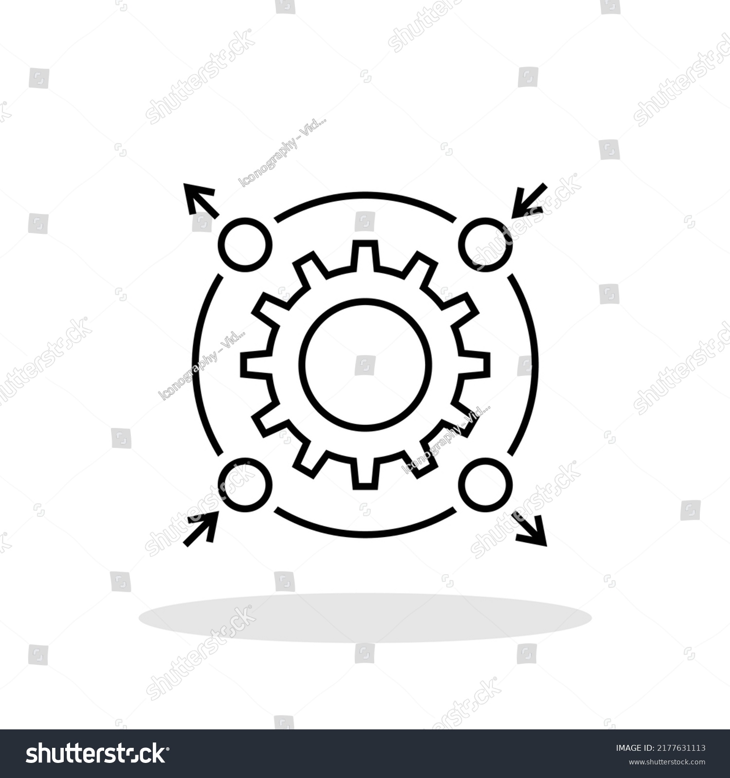 Procedure Icon Trendy Flat Style Procedure Stock Vector (Royalty Free ...