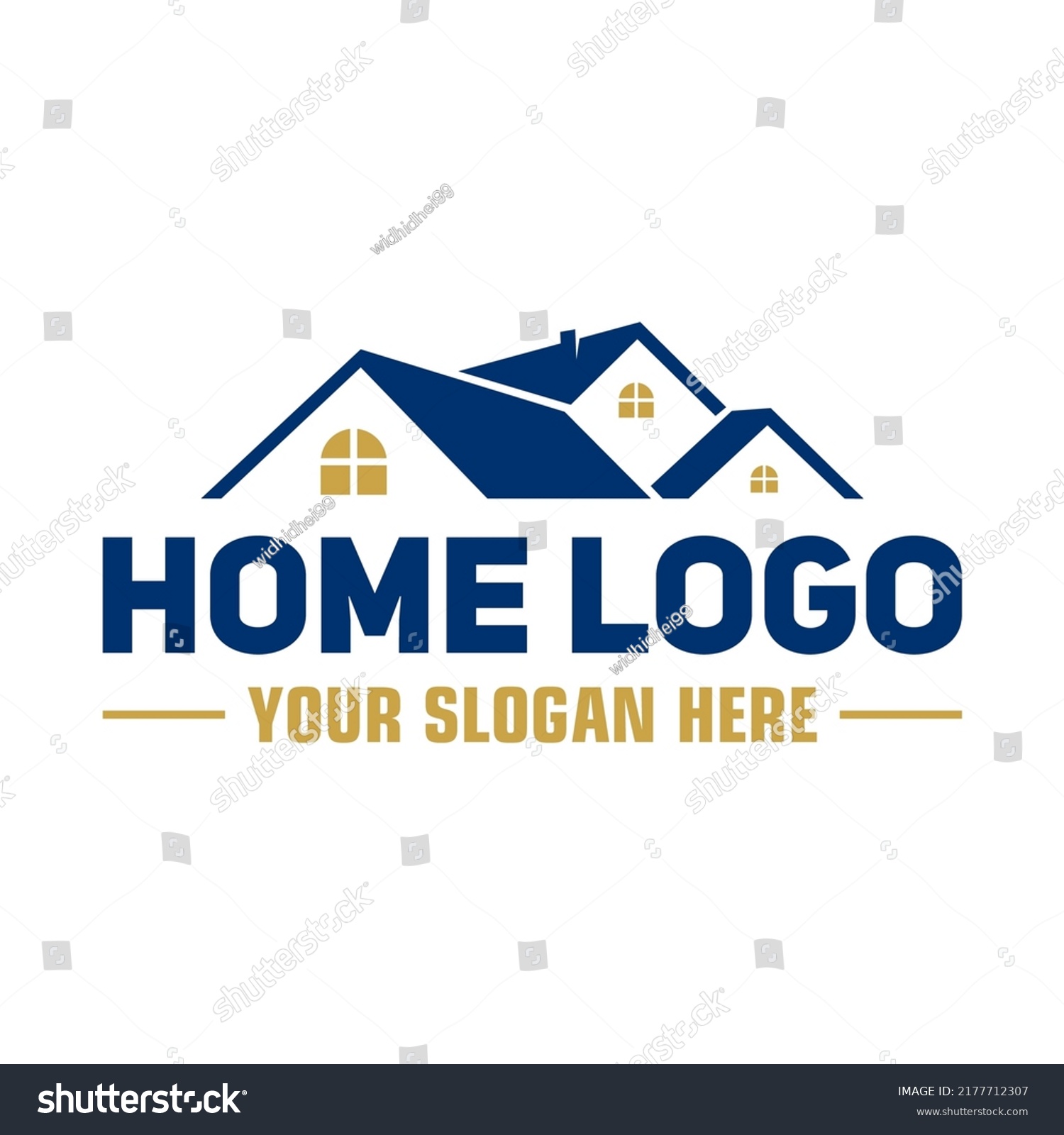 Simple Home Logo Design Inspiration Stock Vector (Royalty Free ...