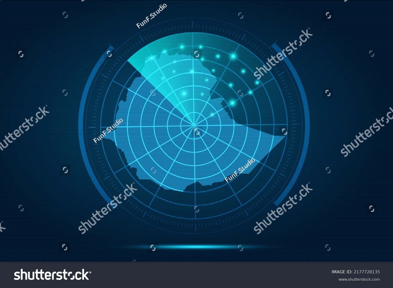 Ethiopia Map World Map International Vector Stock Vector Royalty Free   Stock Vector Ethiopia Map World Map International Vector Template With Futuristic Circle Radar Style Hud Gui 2177728135 