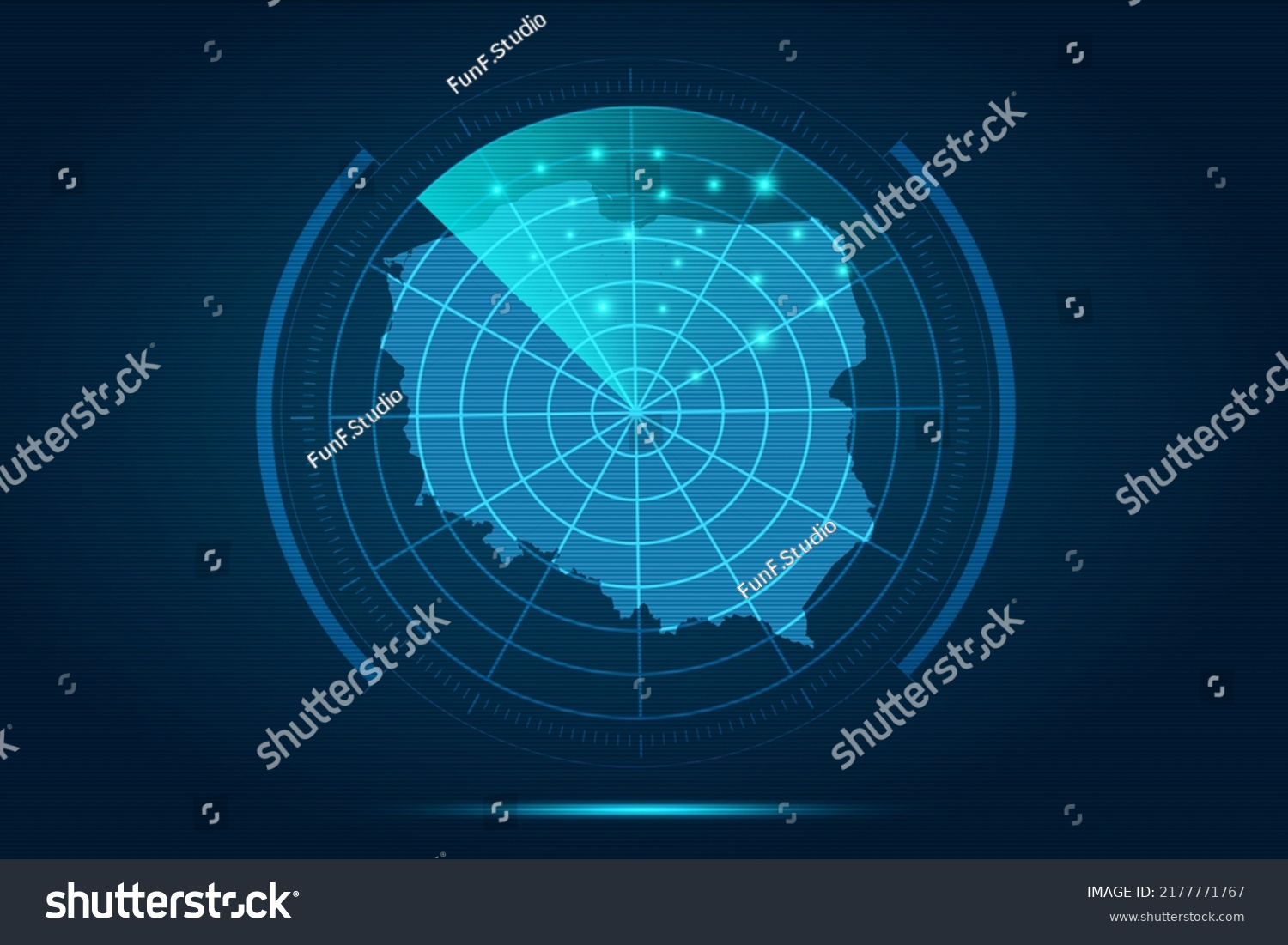 Poland Map World Map International Vector Stock Vector Royalty Free   Stock Vector Poland Map World Map International Vector Template With Futuristic Circle Radar Style Hud Gui 2177771767 