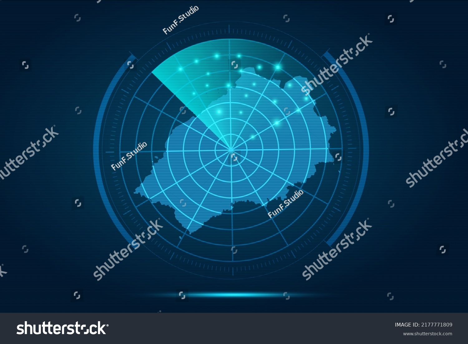 St Helena Map World Map International Stock Vector Royalty Free   Stock Vector St Helena Map World Map International Vector Template With Futuristic Circle Radar Style Hud Gui 2177771809 