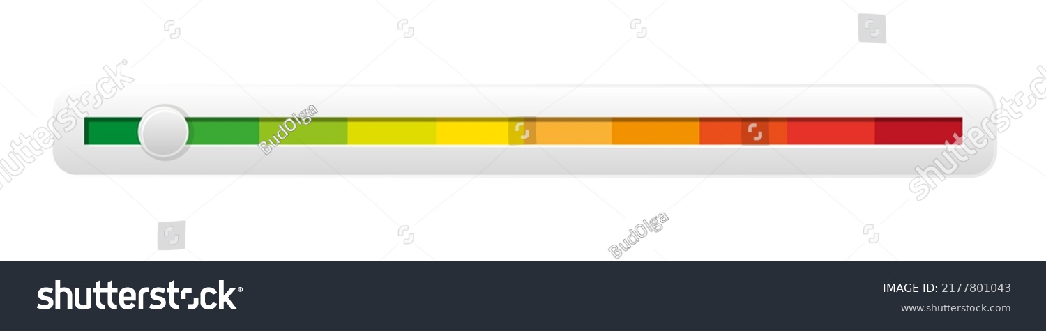 Pain Scale Vector Illustration Isolated On Stock Vector (Royalty Free