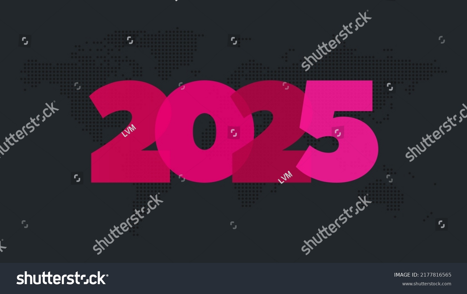 2025 New Year Vector Icon Pink Stock Vector (Royalty Free) 2177816565