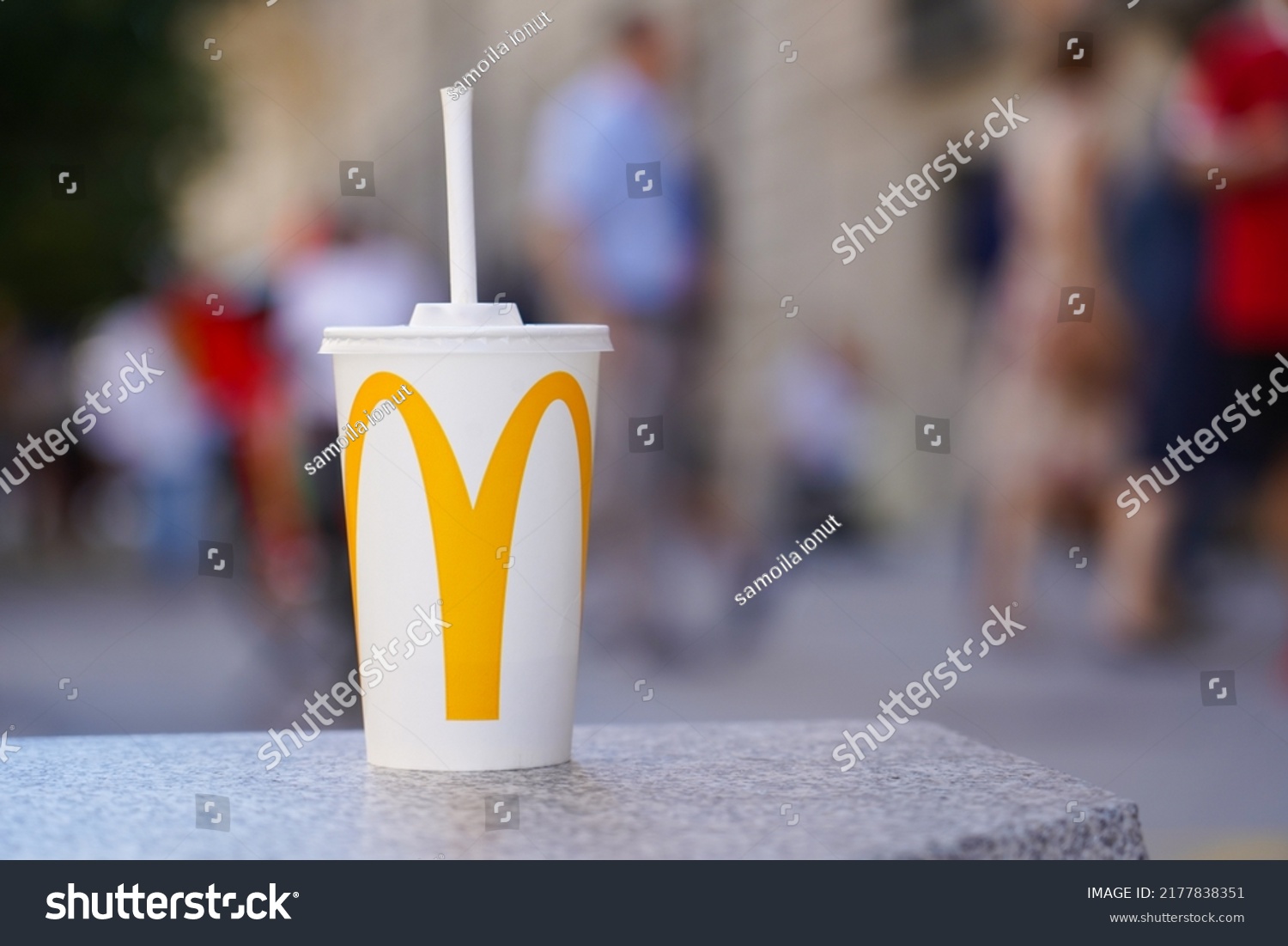 Mc Donalds Cardboard Glass Soft Drink Stock Photo 2177838351 | Shutterstock