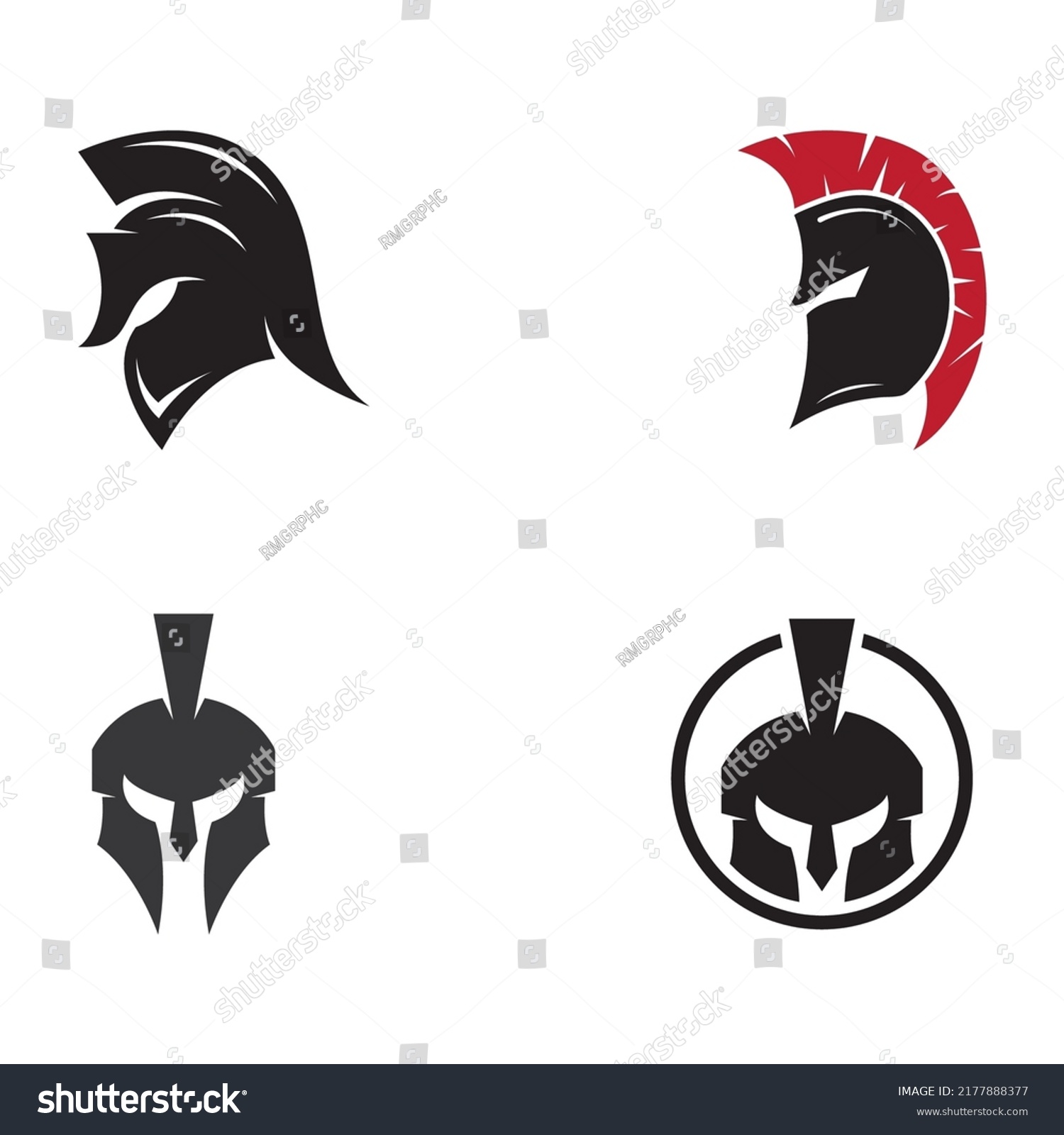 Strong Brave Spartan Spartan War Warrior Stock Vector (Royalty Free ...