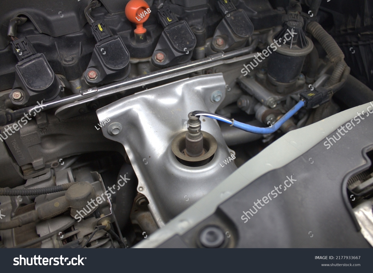 Oxygen Sensor Location Pucture Stock Photo 2177933667 | Shutterstock