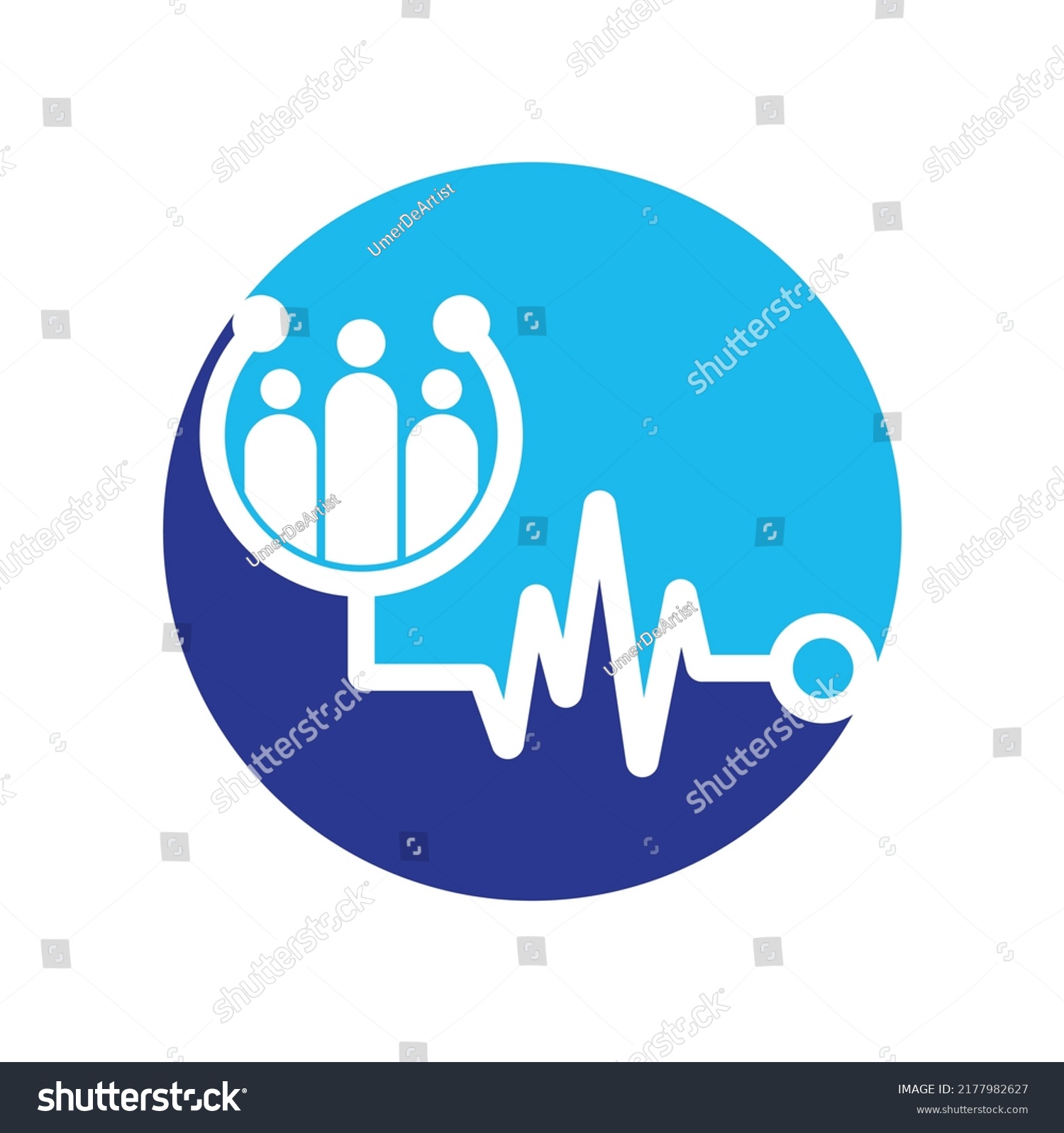 Family Medical Logo Template Design Vector Stock Vector (Royalty Free ...