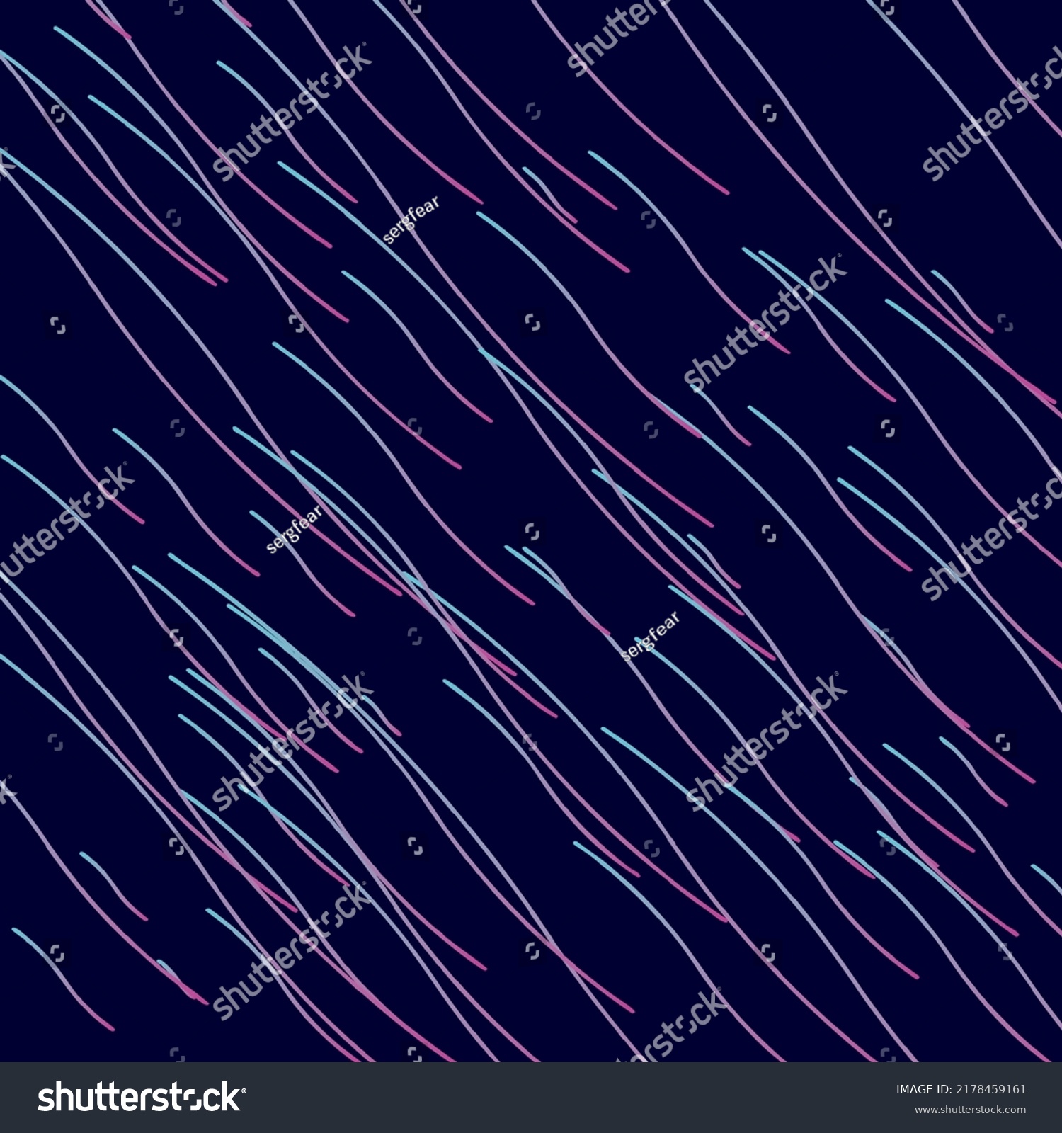 Cyberpunk Abstract Speed Lines Neon Light Stock Vector Royalty Free