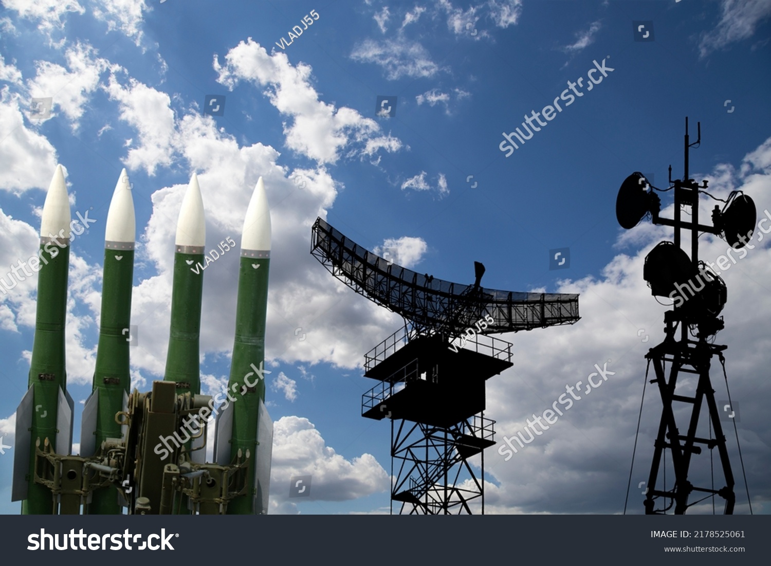 Air Defense Radars Military Mobile Anti Stock Photo 2178525061 ...