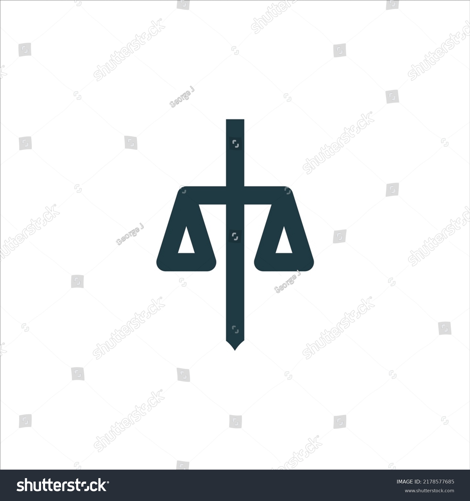 Scales Abstract Symbol Part Set Stock Vector (royalty Free) 2178577685 