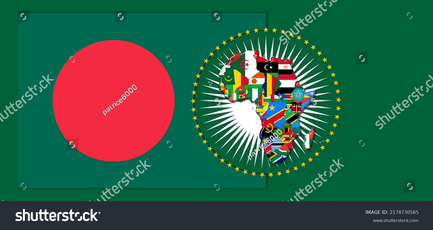 Bangladesh Flag Map Flags African World Stock Illustration 2178730565 ...