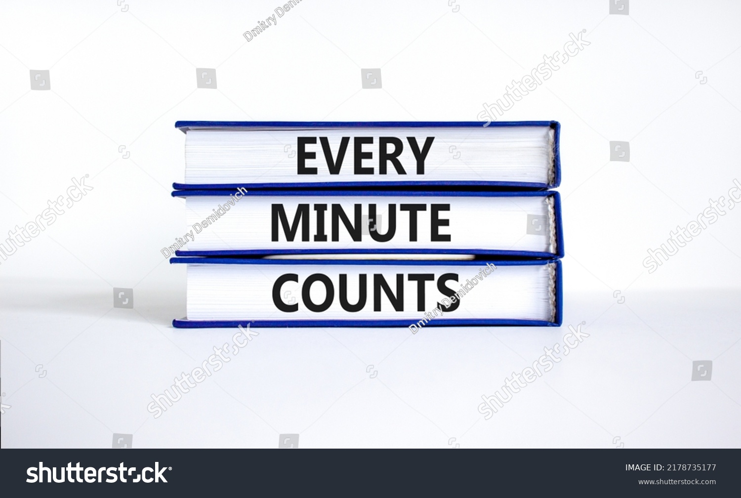 every-minute-counts-symbol-concept-words-stock-photo-2178735177