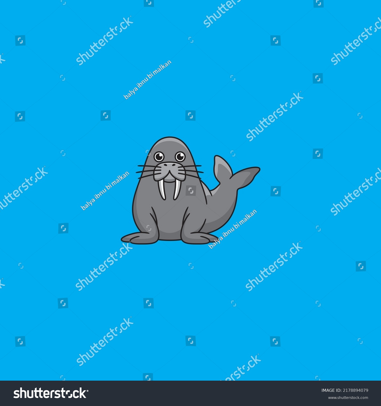 Cute Seals Mascot Logo Design Vector Stock Vector (Royalty Free ...