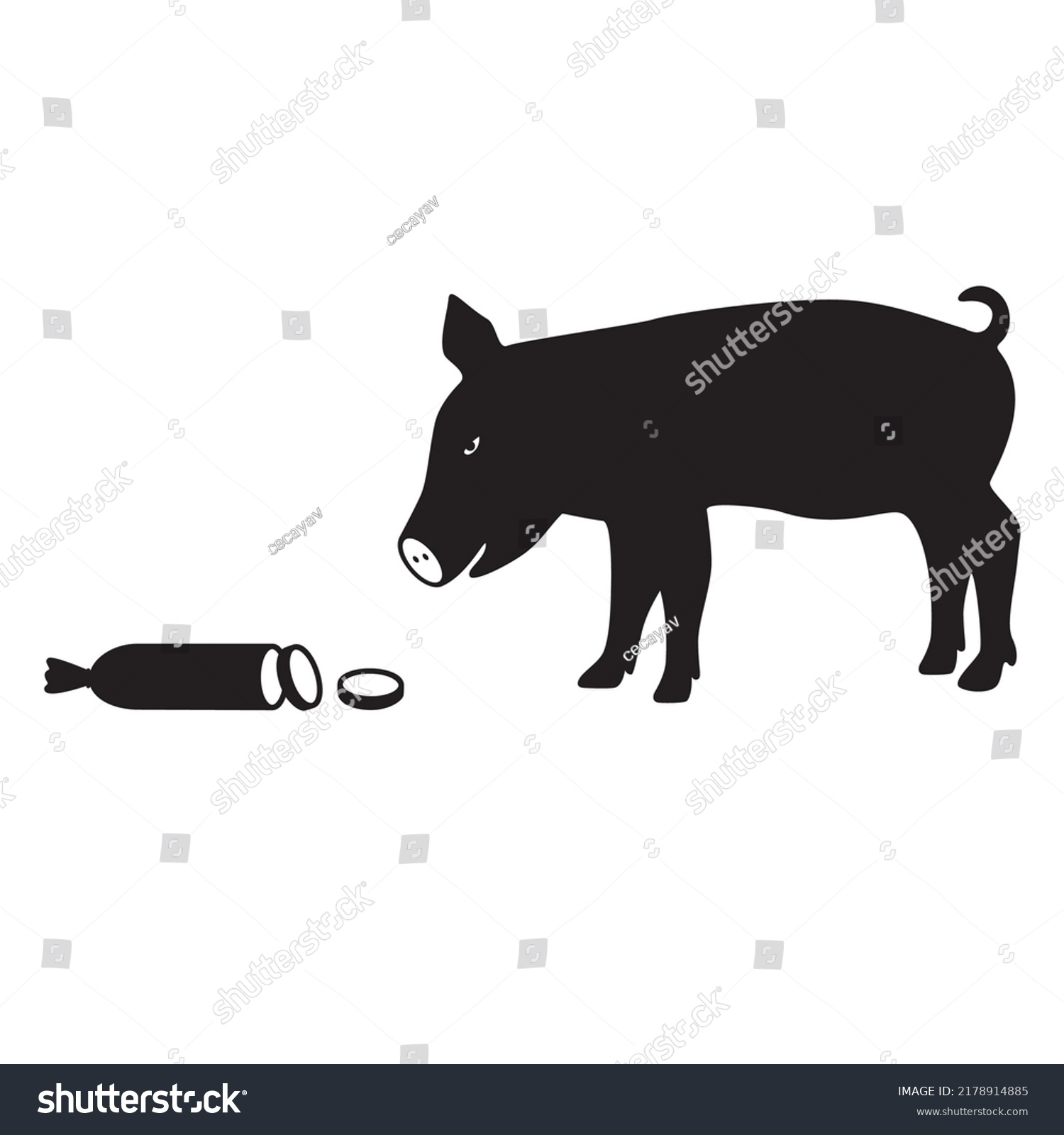 Illustration Symbolizing Food We Get Animals Stock Vector Royalty Free 2178914885 Shutterstock