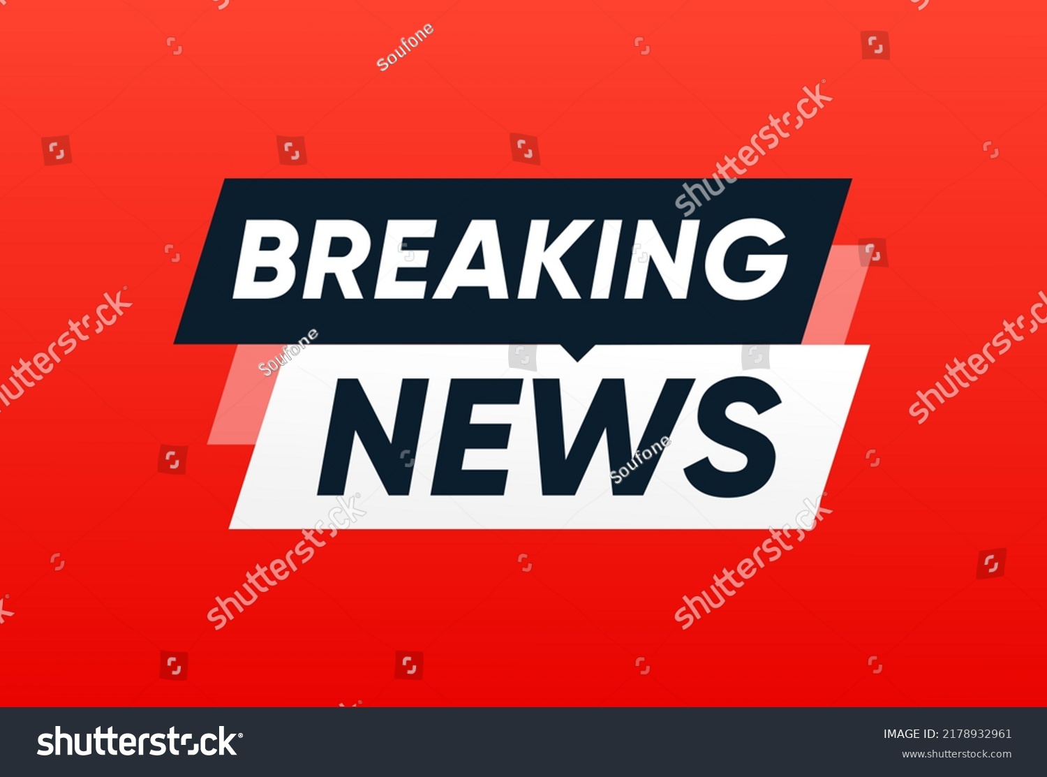 Breaking News Banner Template Illustration Vector Stock Vector (Royalty ...