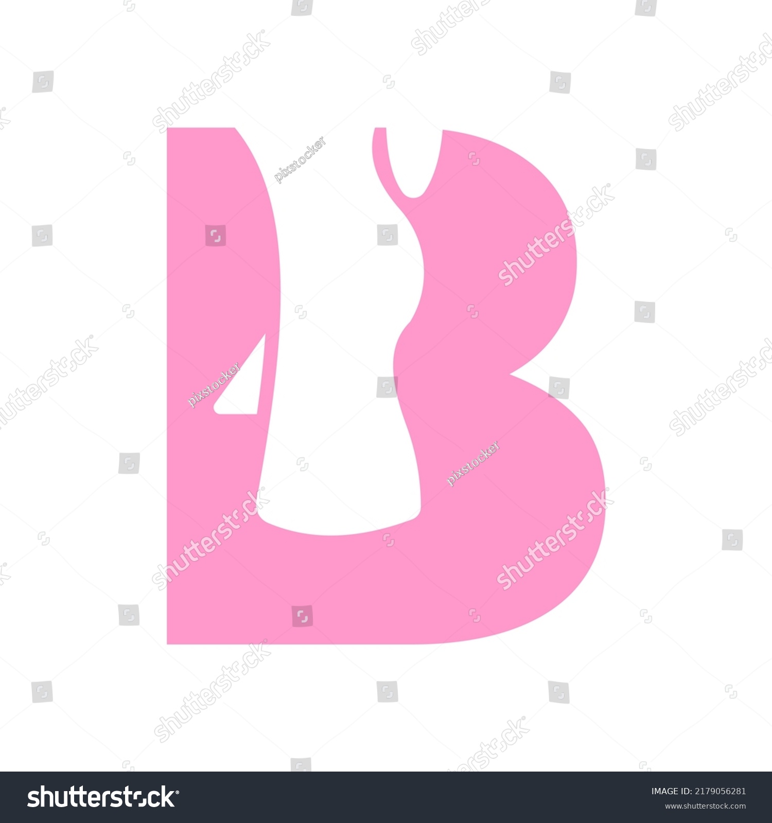 Letter B Foot Treatment Logo Foot Stock Vector (Royalty Free ...