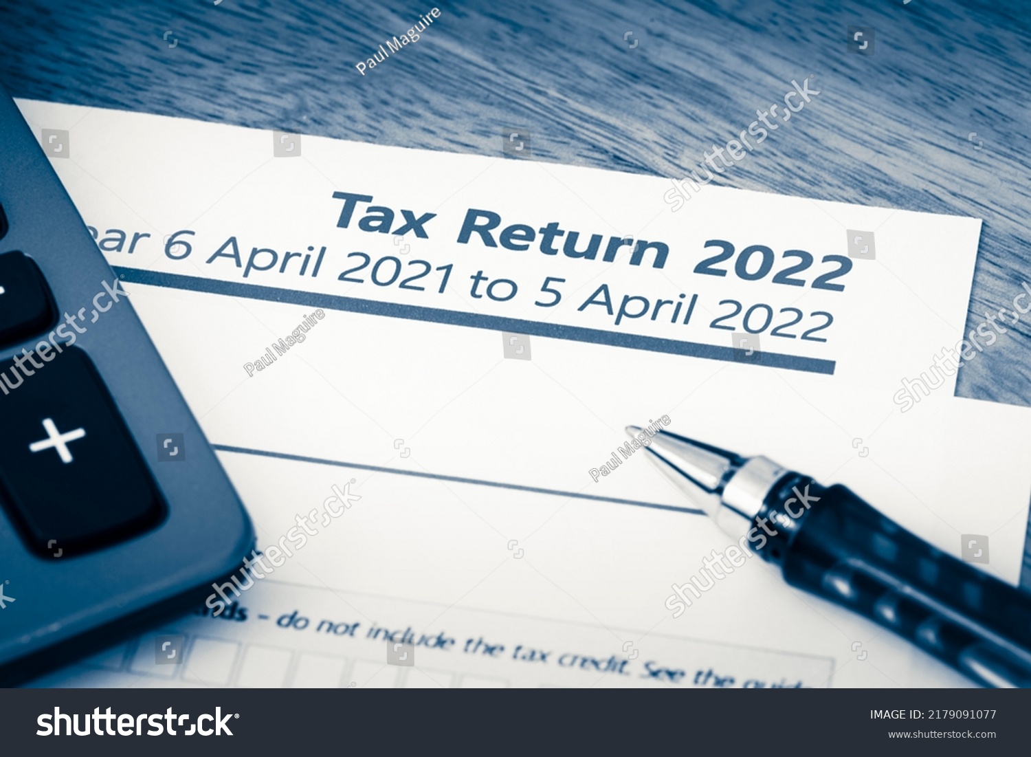 Uk Hmrc Self Assessment Income Tax Stock Photo 2179091077 Shutterstock   Stock Photo Uk Hmrc Self Assessment Income Tax Return Form 2179091077 