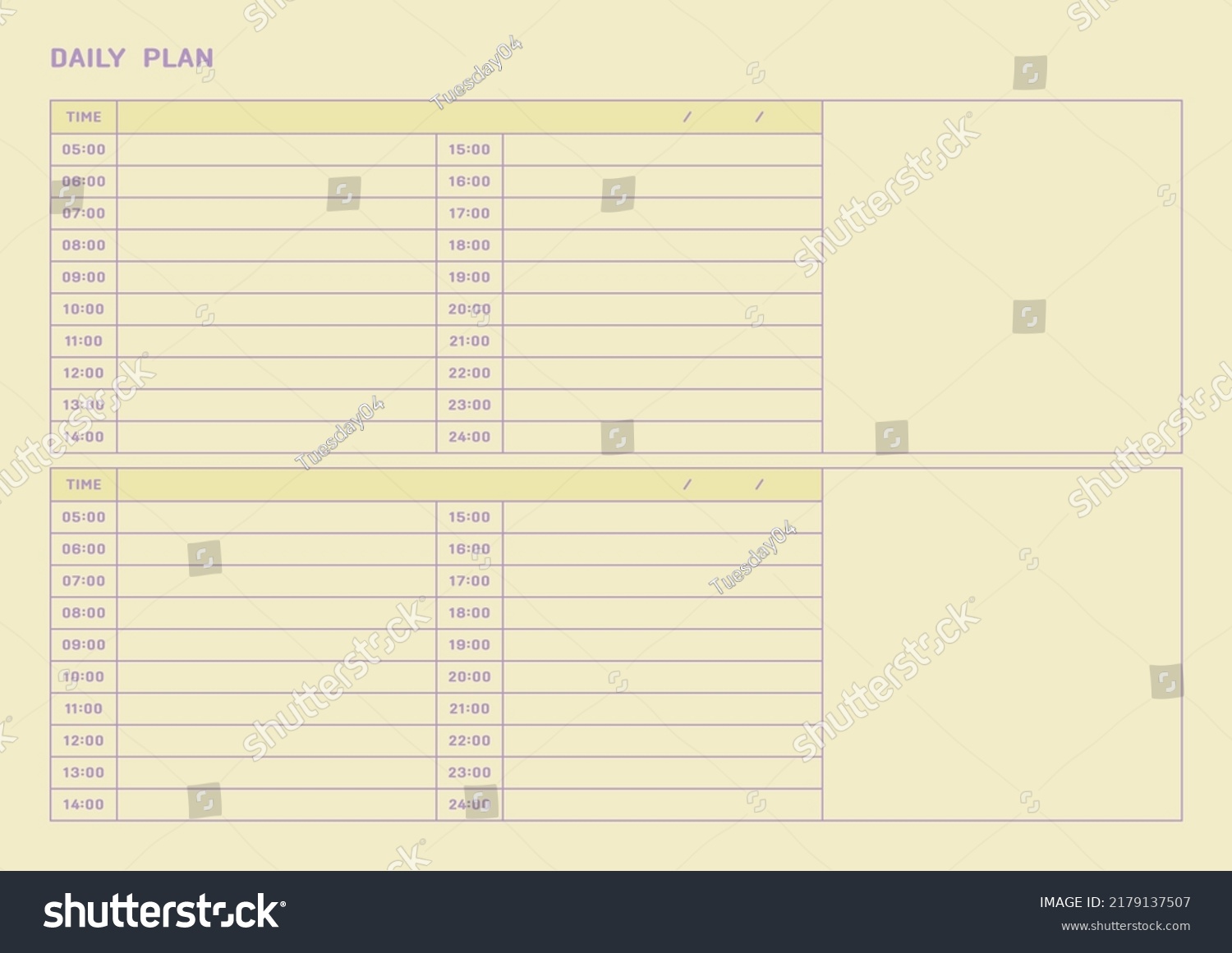 Note Scheduler Diary Calendar Planner Document Stock Vector (Royalty
