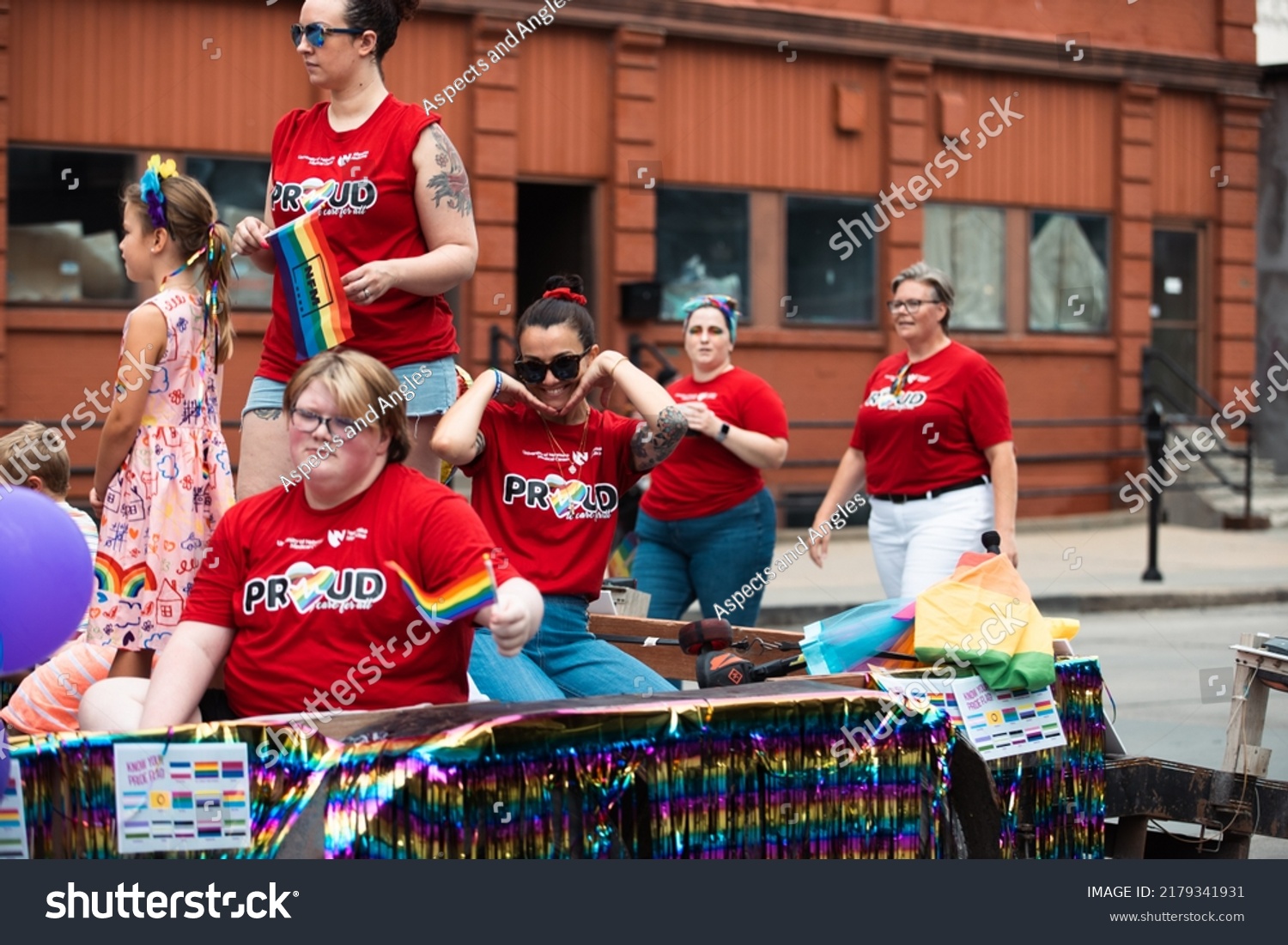 Omaha Nebraska Usa 071622 Heartland Pride Stock Photo 2179341931