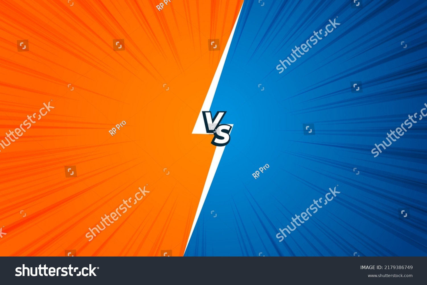 Comic Book Vs Template Background Classic Stock Vector (Royalty Free ...