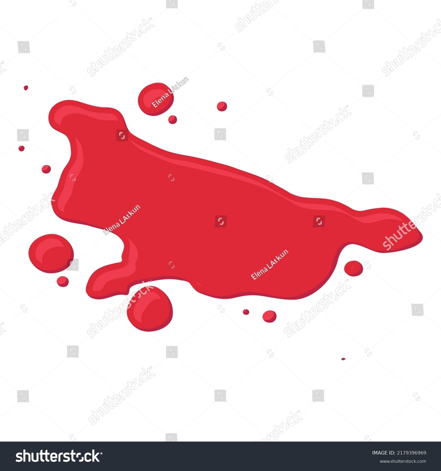 3d Blood Splatter High Quality Vector Stock Vector (Royalty Free ...