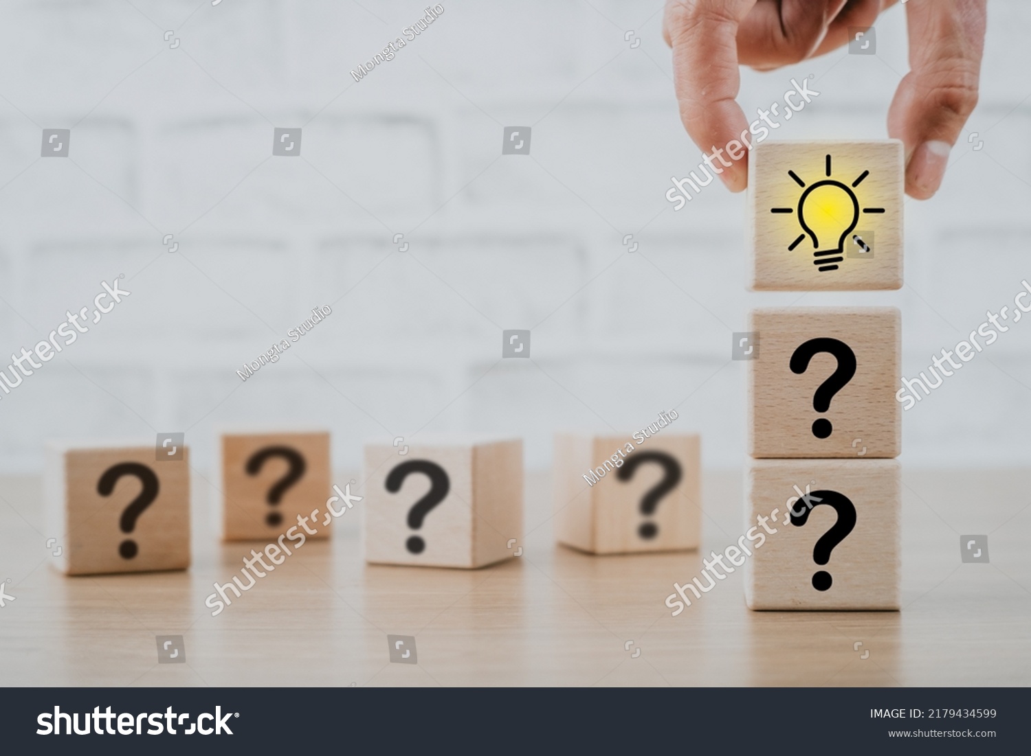 Concept Process Thinking Man Hand Holding Stock Photo 2179434599 ...