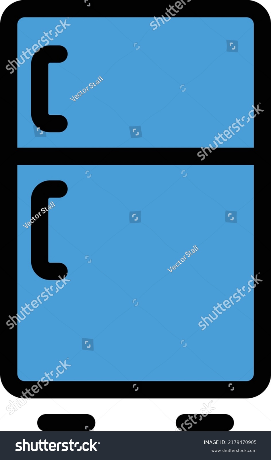 Fridge Vector Illustration On Transparent Backgroundpremium Stock 