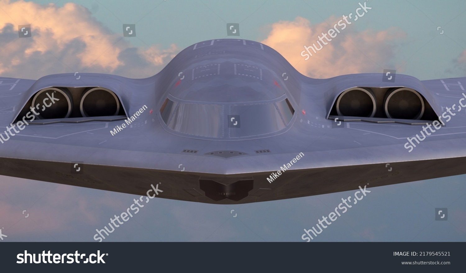 Szczecinpolandmay 2022northrop B2 Spirit American Strategic Stock ...