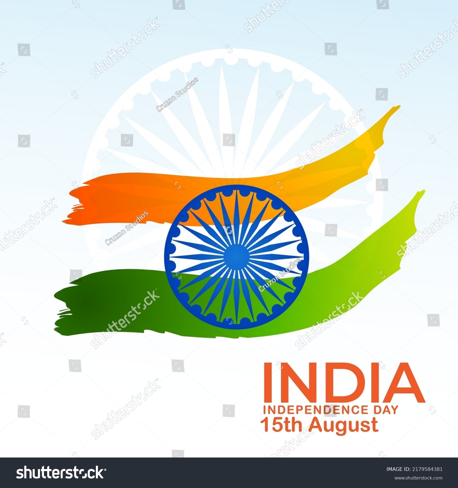 Happy Independence Day India Vector Illustration Stock Vector (Royalty ...