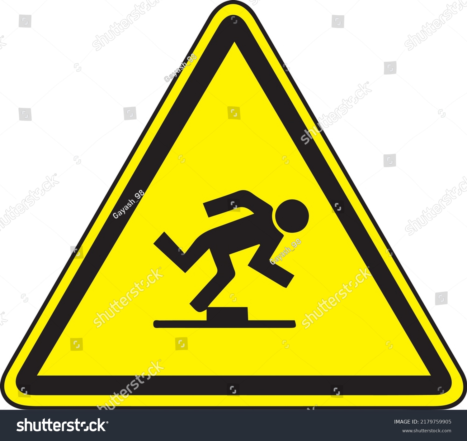 Hazard Diamond On Caution Sign Uses Stock Vector (Royalty Free ...