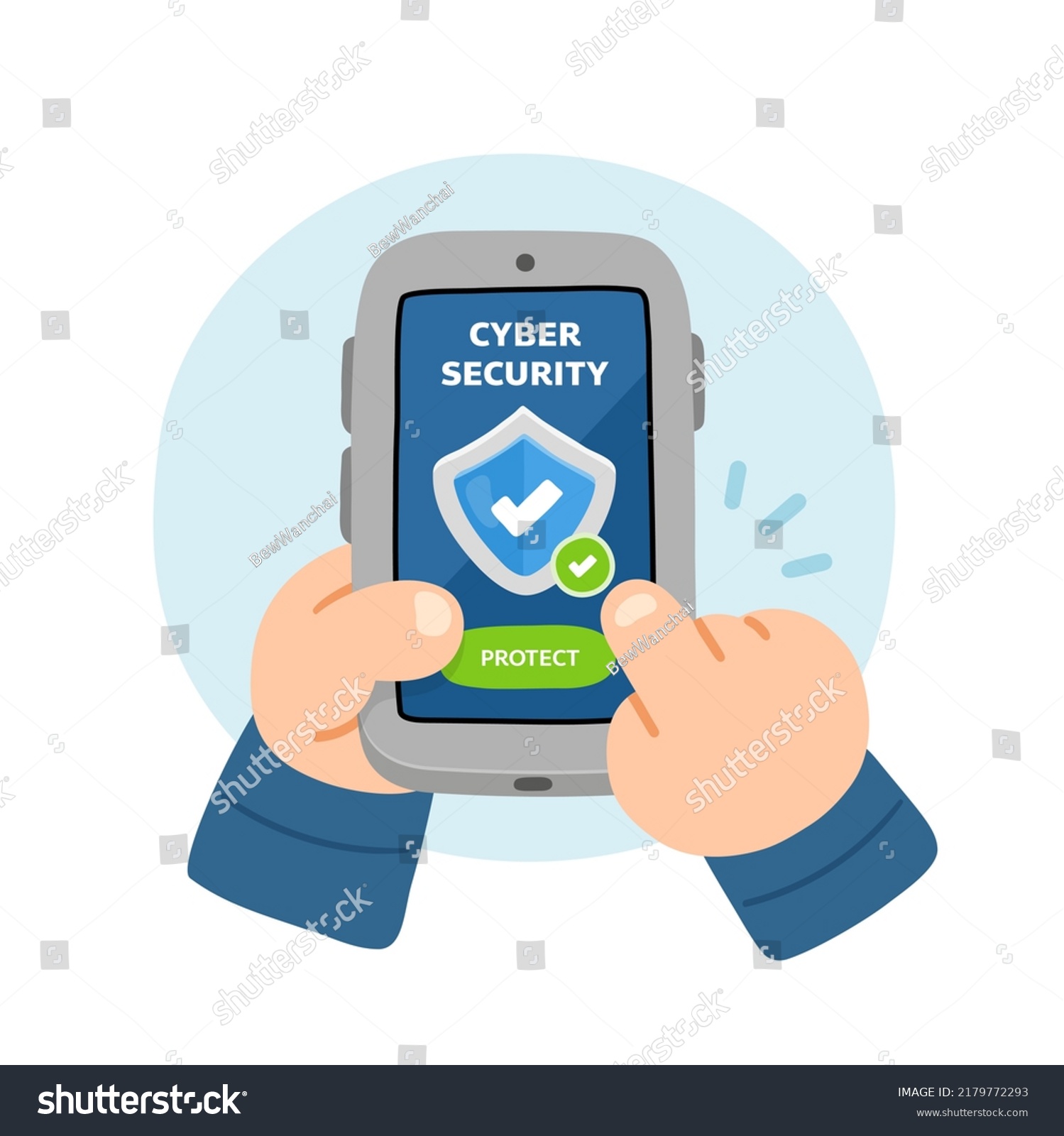 Cartoon Hand Holding Smartphone Touching Screen Stock Vector Royalty Free 2179772293 2846