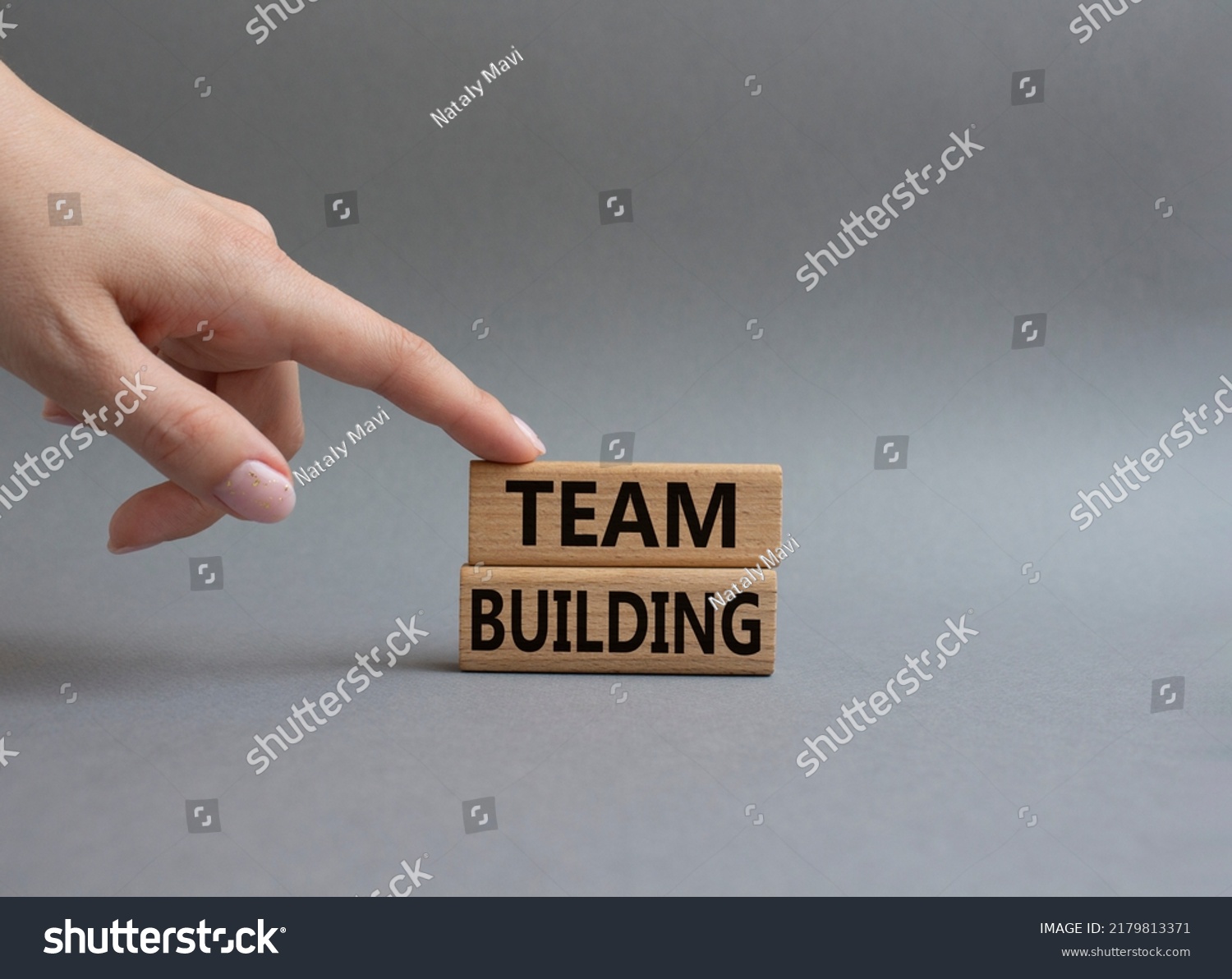 Team Building Symbol Concept Word Team Stock Photo 2179813371 ...