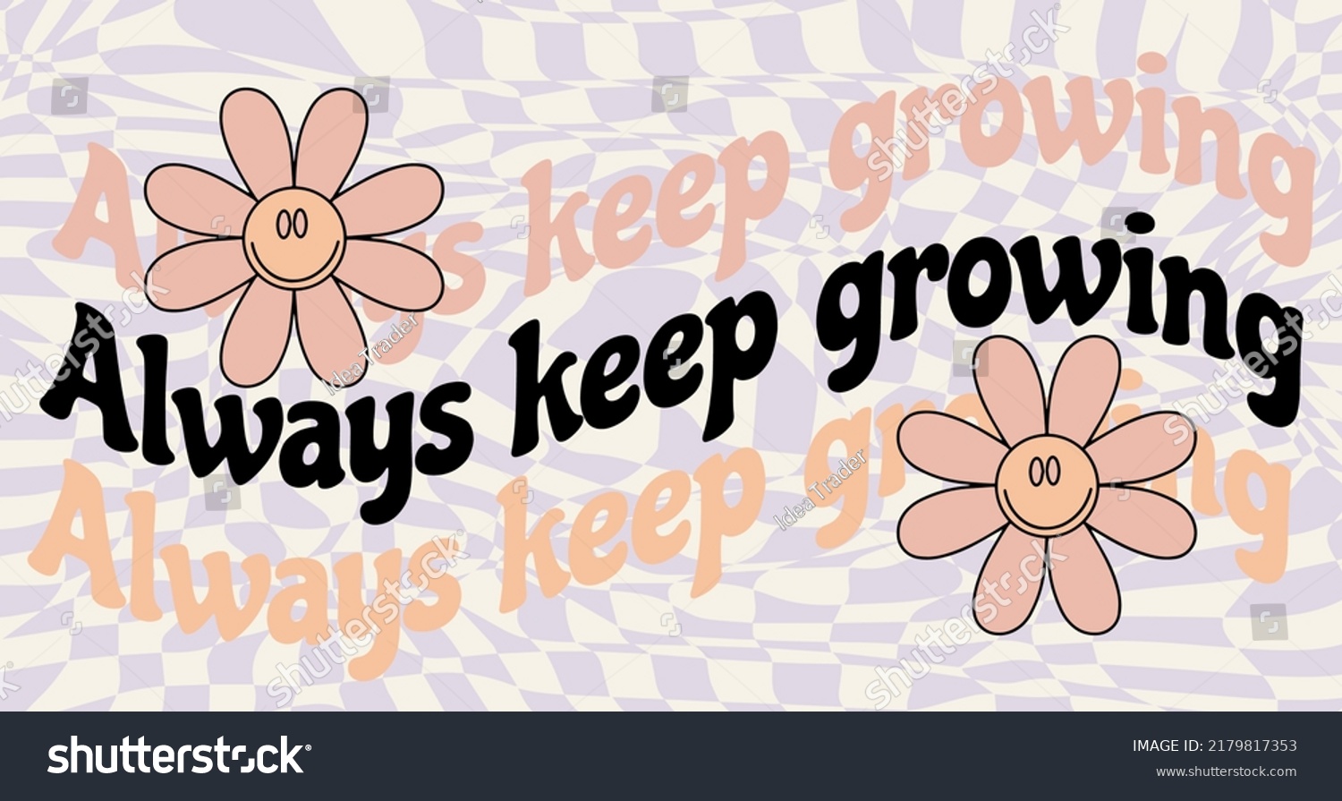 Always Keep Growing Vector Hand Drawn Stock Vector (Royalty Free ...