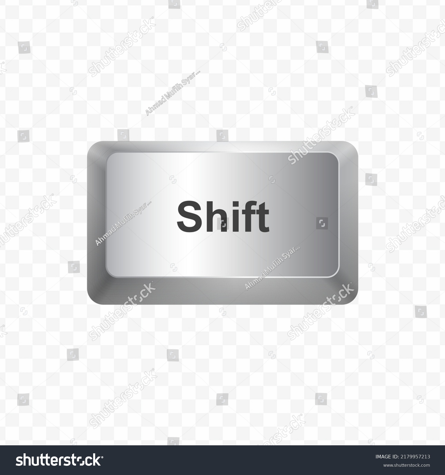 Keyboard Button Vector Illustration Shortcut Shift Stock Vector ...