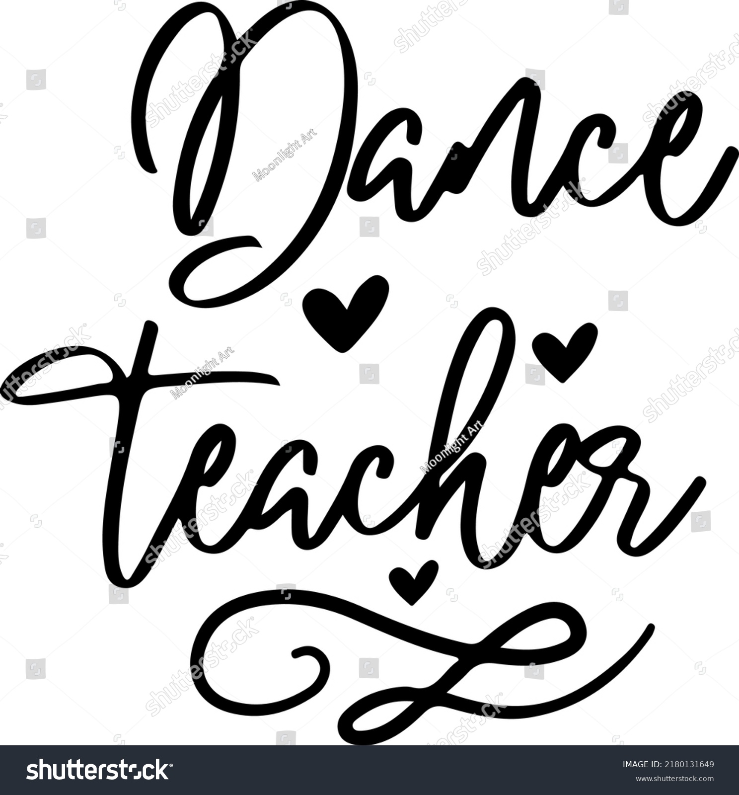 Dance Teacher Svg Dance Ballet Teacher Stock Vector (Royalty Free ...