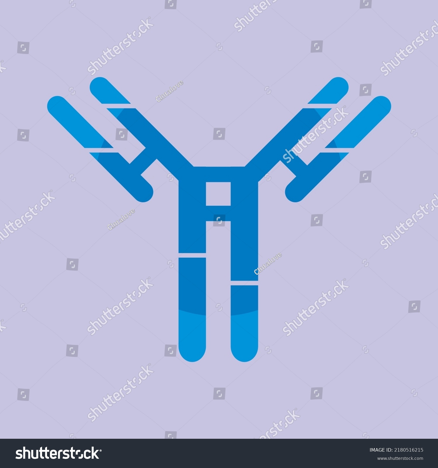 Antibody Immunoglobulin Flat Icon Vector Icon Stock Vector (Royalty ...