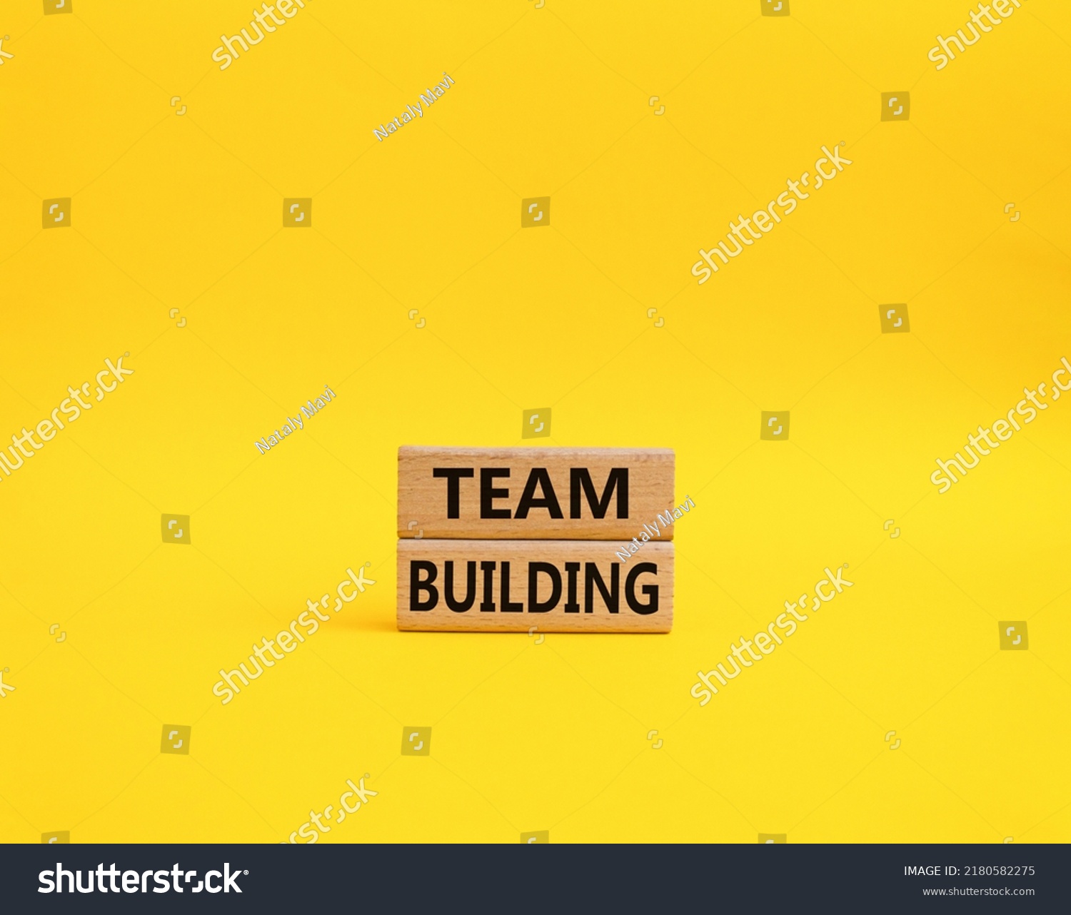 Team Building Symbol Concept Word Team Stock Photo 2180582275 ...