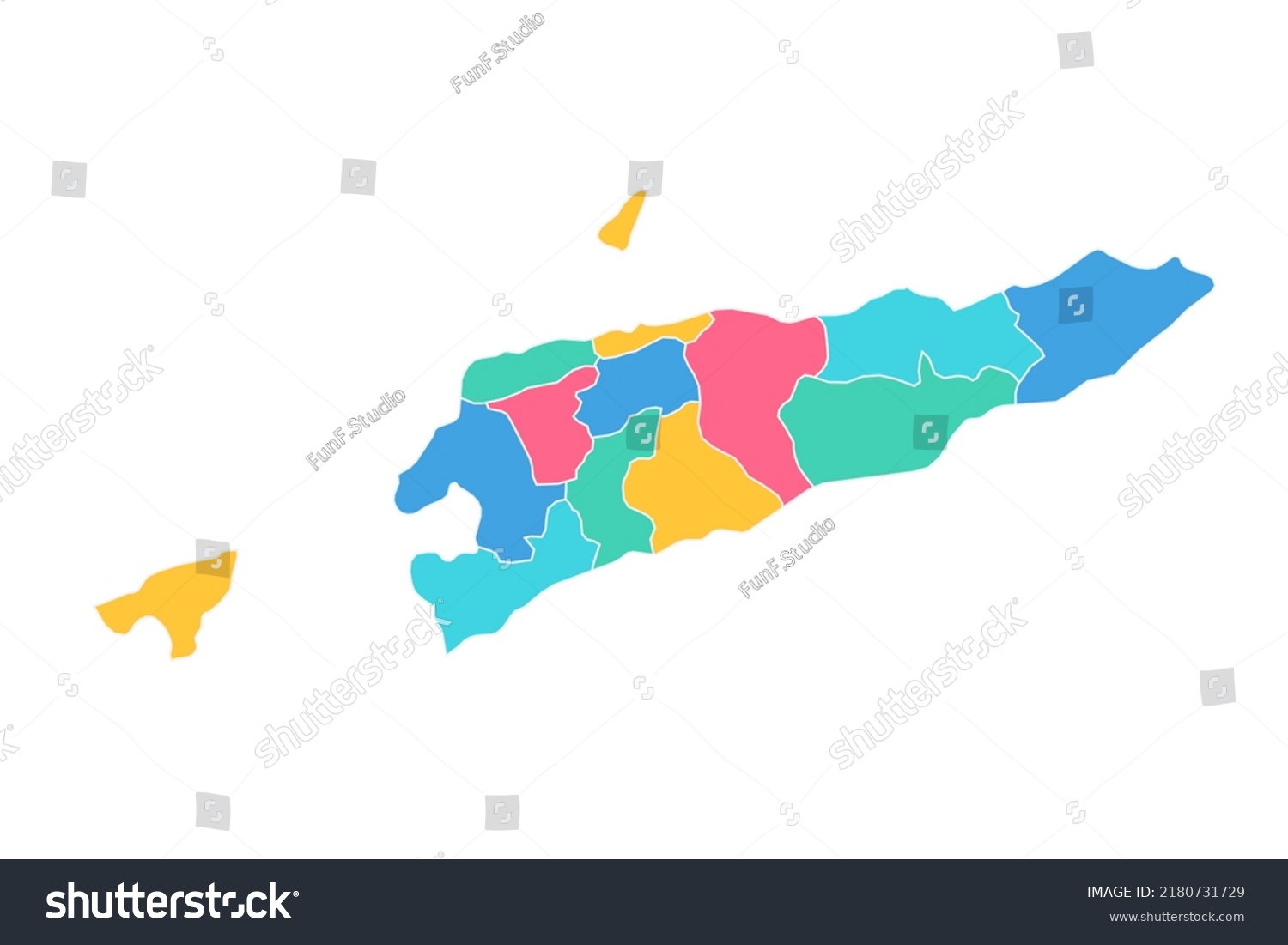 East Timor Map World Map International Stock Vector (Royalty Free ...