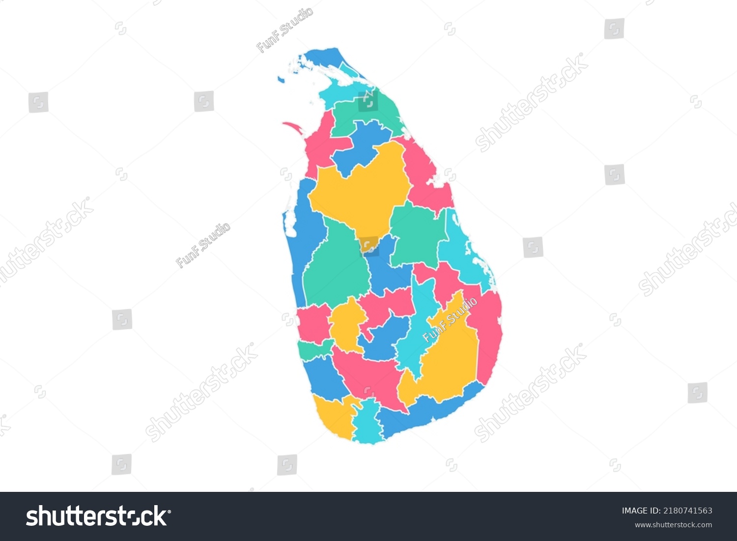 Sri Lanka Map World Map International Stock Vector Royalty Free Stock Vector Sri Lanka Map World Map International Vector Template With High Detailed Including Blue Green 2180741563