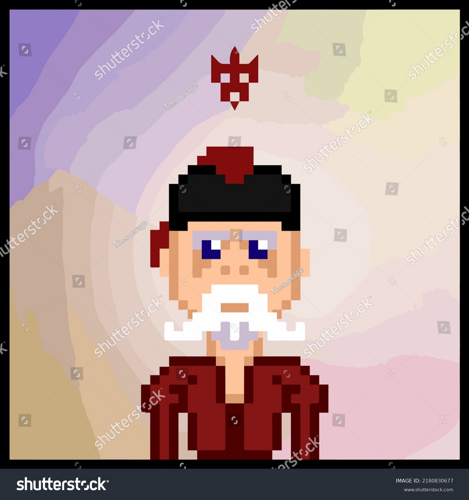 Cartoon Character Pixel Vector Art Using Stock Vector Royalty Free Cartoon Character Pixel Vector Art Using Stock Vector Royalty Free
