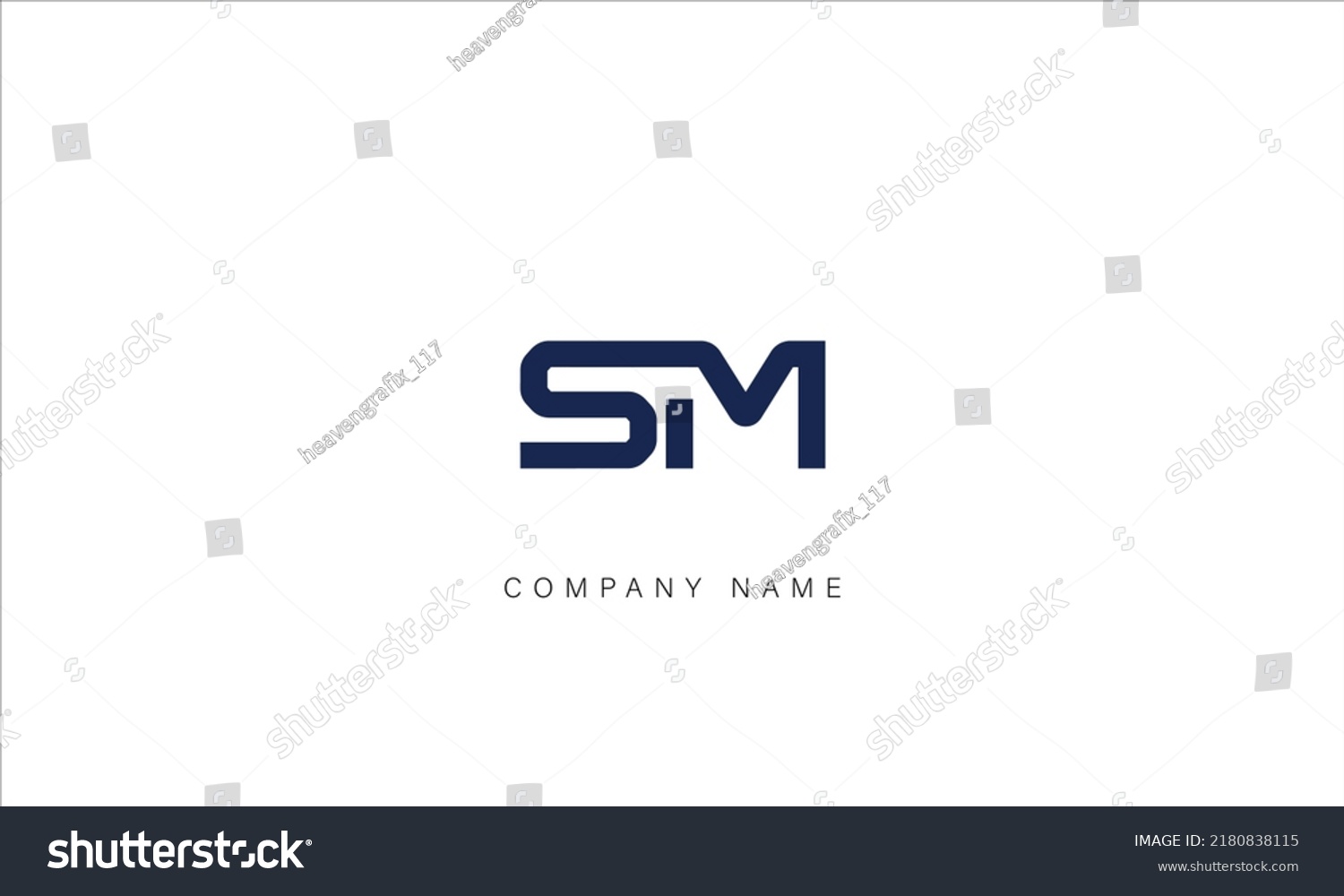 Sm Ms Alphabet Letters Logo Monogram Stock Vector (Royalty Free ...