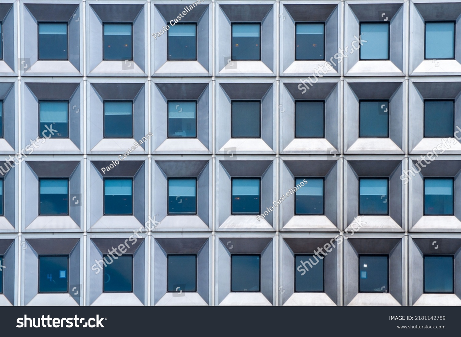 Windows Texture Building Background Architecture Blue Stock Photo ...