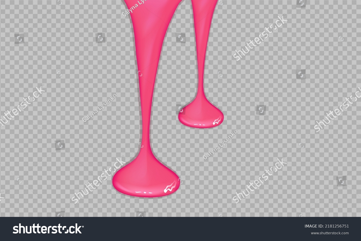 Flowing Realistic Pink Sweet Melting Icing Stock Vector Royalty Free 2181256751 Shutterstock 0801