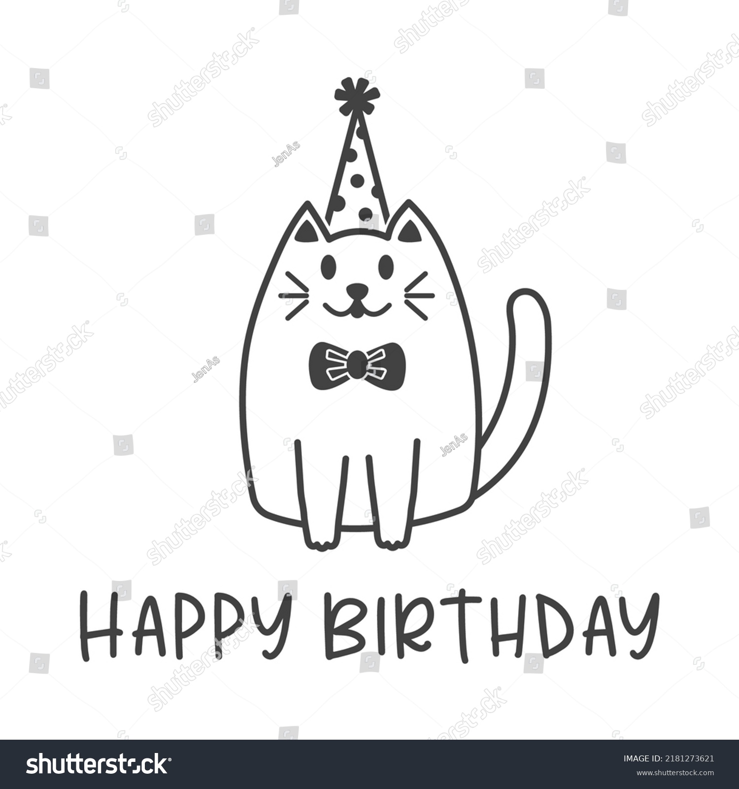 Happy Birthday Vector Quote Birthday Wishes Stock Vector (Royalty Free ...