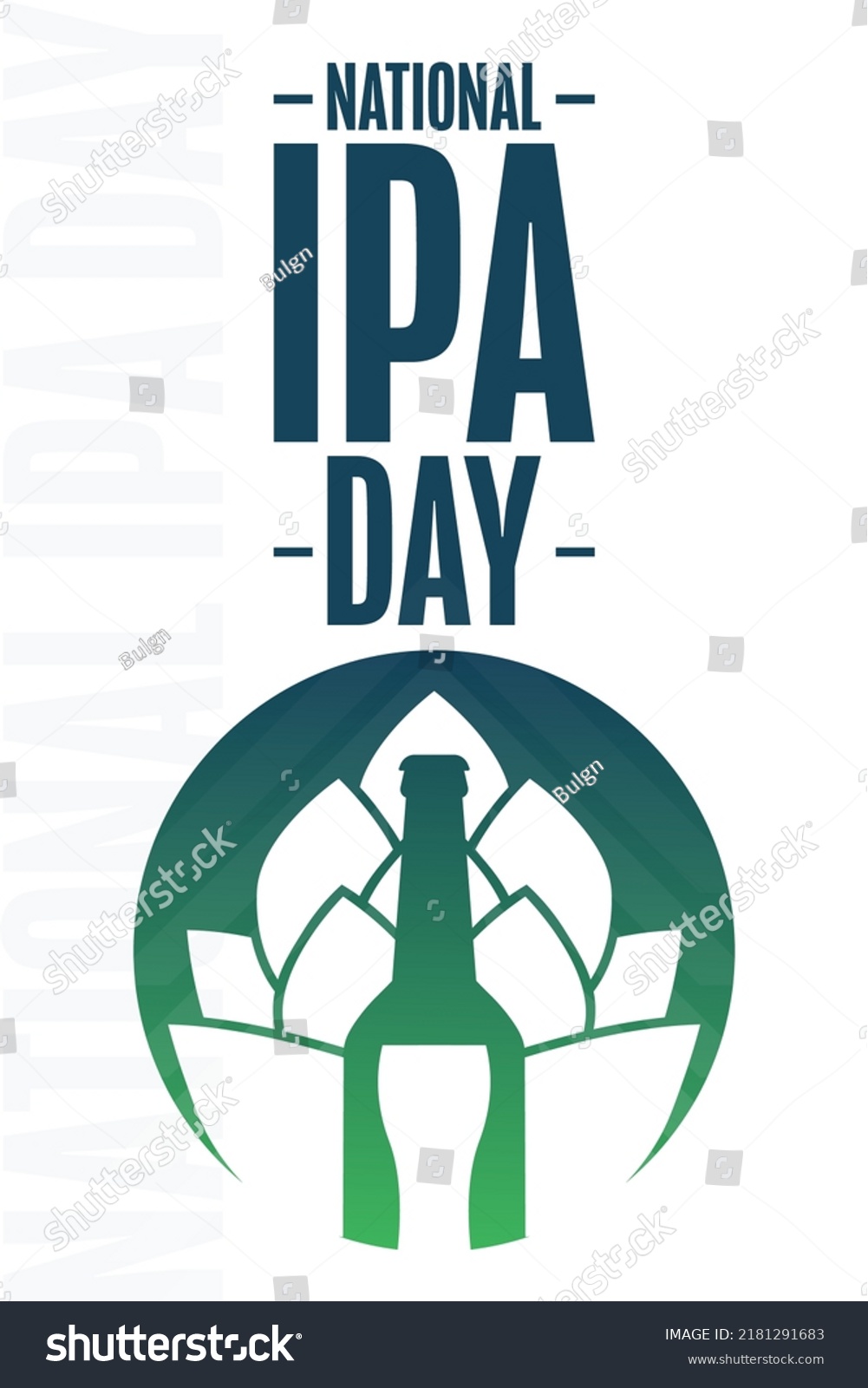 National Ipa Day Holiday Concept Template Stock Vector (Royalty Free