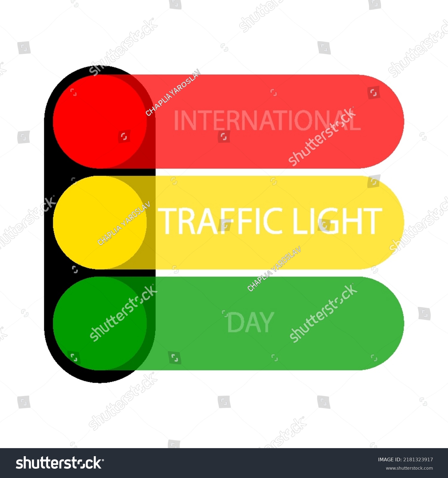 International Traffic Light Day Vector Art Stock Vector (Royalty Free