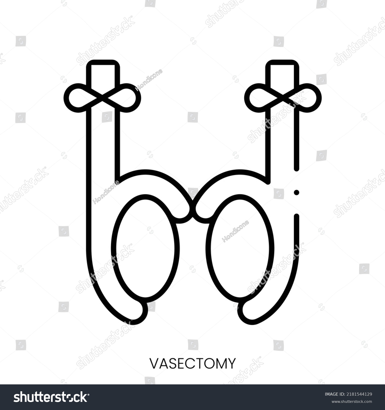 Vasectomy Icon Linear Style Sign Isolated Stock Vector Royalty Free 2181544129 Shutterstock 0389