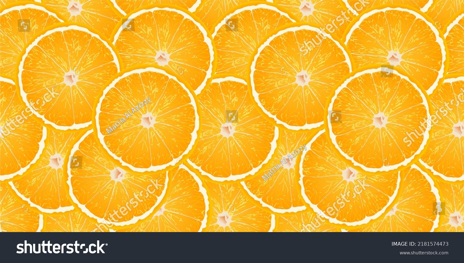 Fresh Slice Citrus Seamless Pattern Seamless Stock Vector (Royalty Free ...