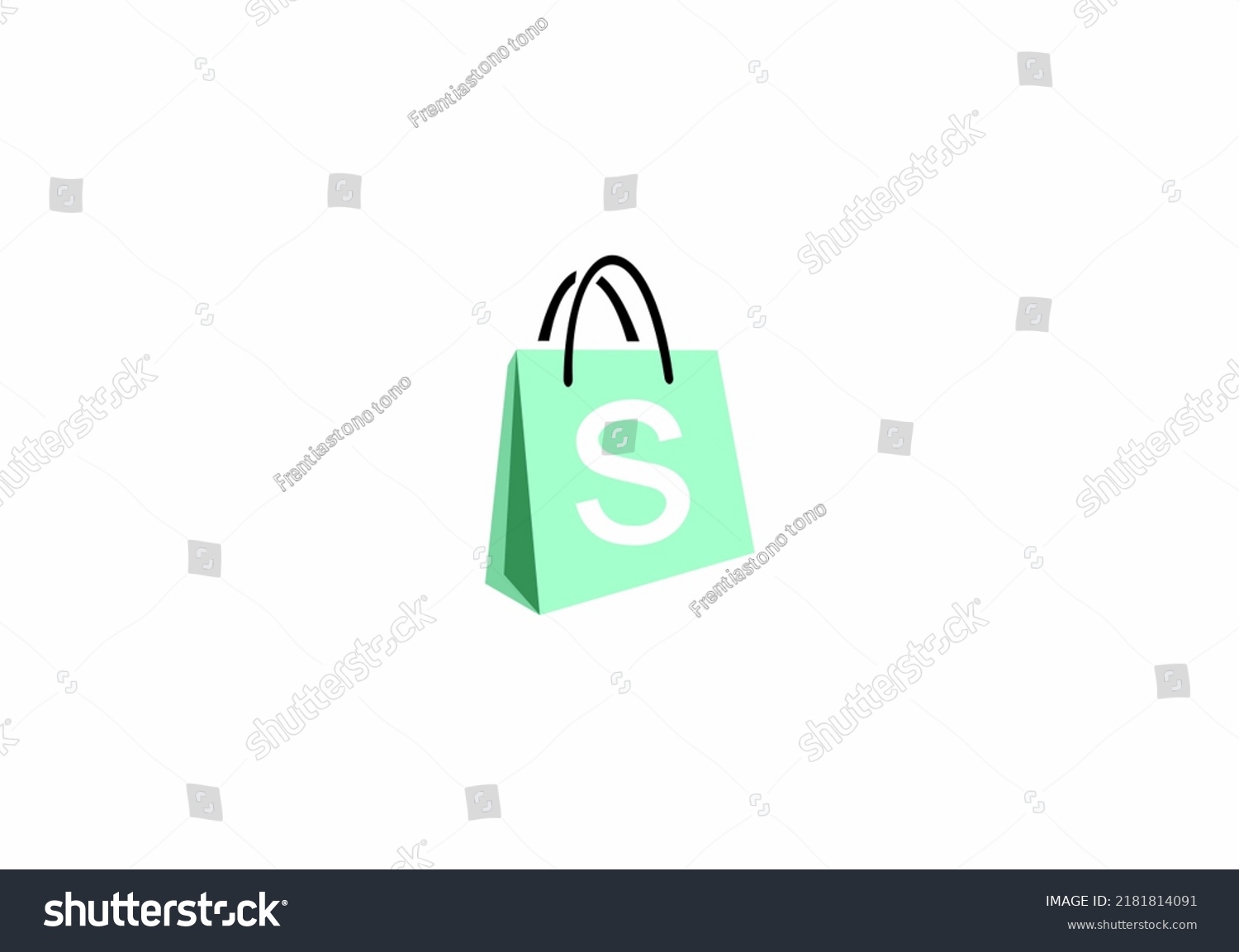 Letter S Supermarket Logos Fashion Stock Illustration 2181814091 ...